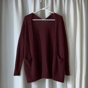 AE | Women’s Maroon Cardigan S